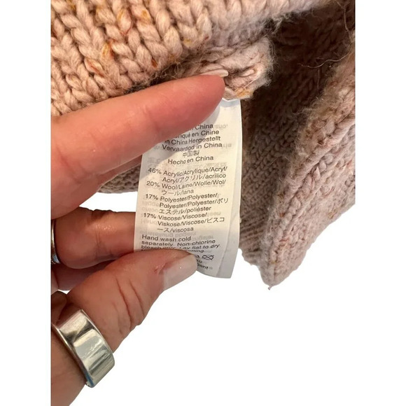 Madewell Beresford Wrap-Front Pullover Sweater - M - Picture 5 of 6